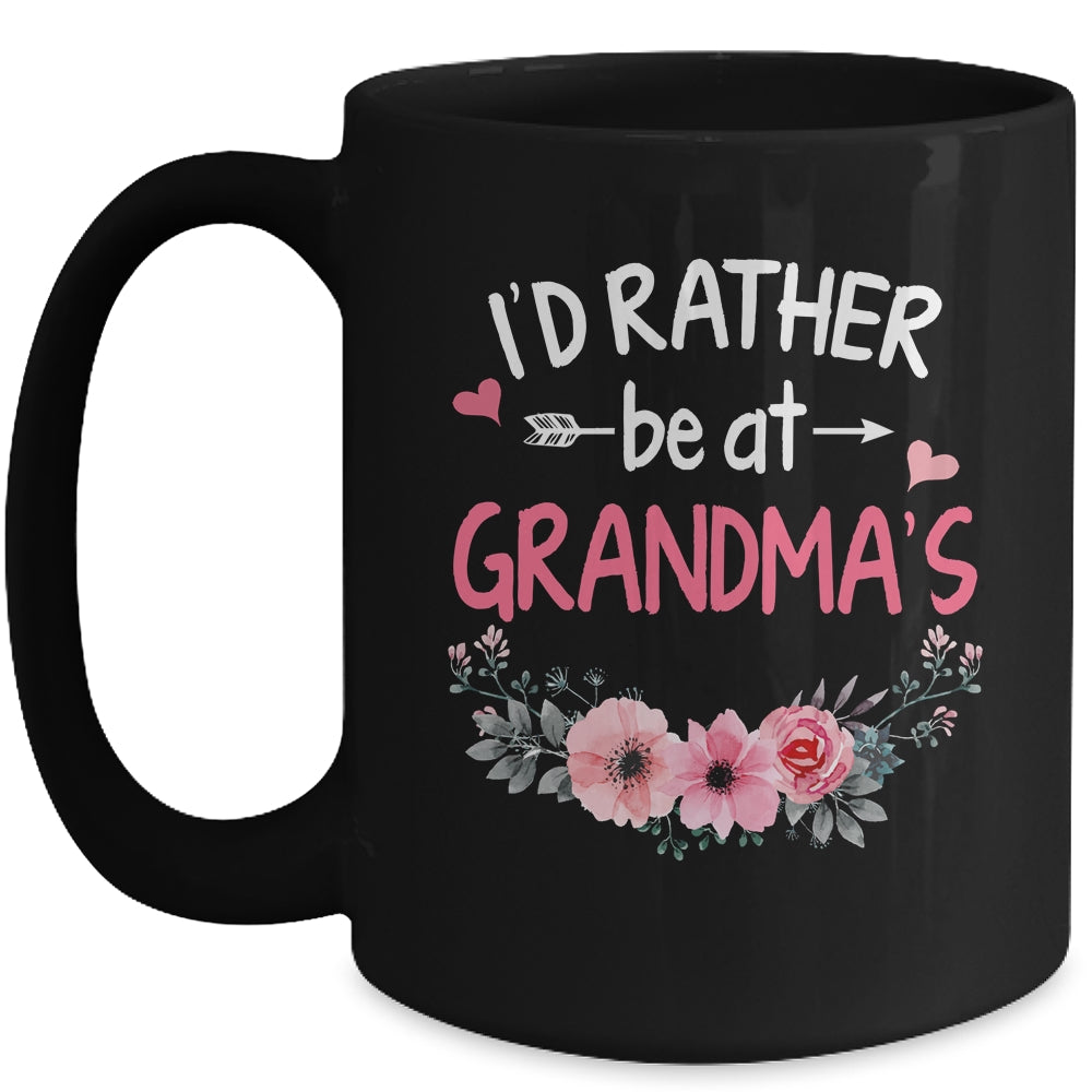 Funny Grandmother Mom Mother I'd Rather Be At Grandma's Mug | siriusteestore