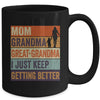 Funny Great Grandma For Mothers Day Retro Mug | siriusteestore