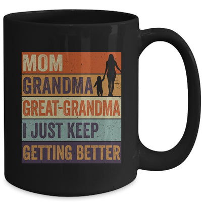 Funny Great Grandma For Mothers Day Retro Mug | siriusteestore