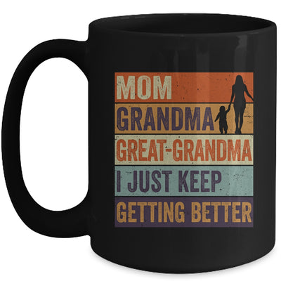 Funny Great Grandma For Mothers Day Retro Mug | siriusteestore