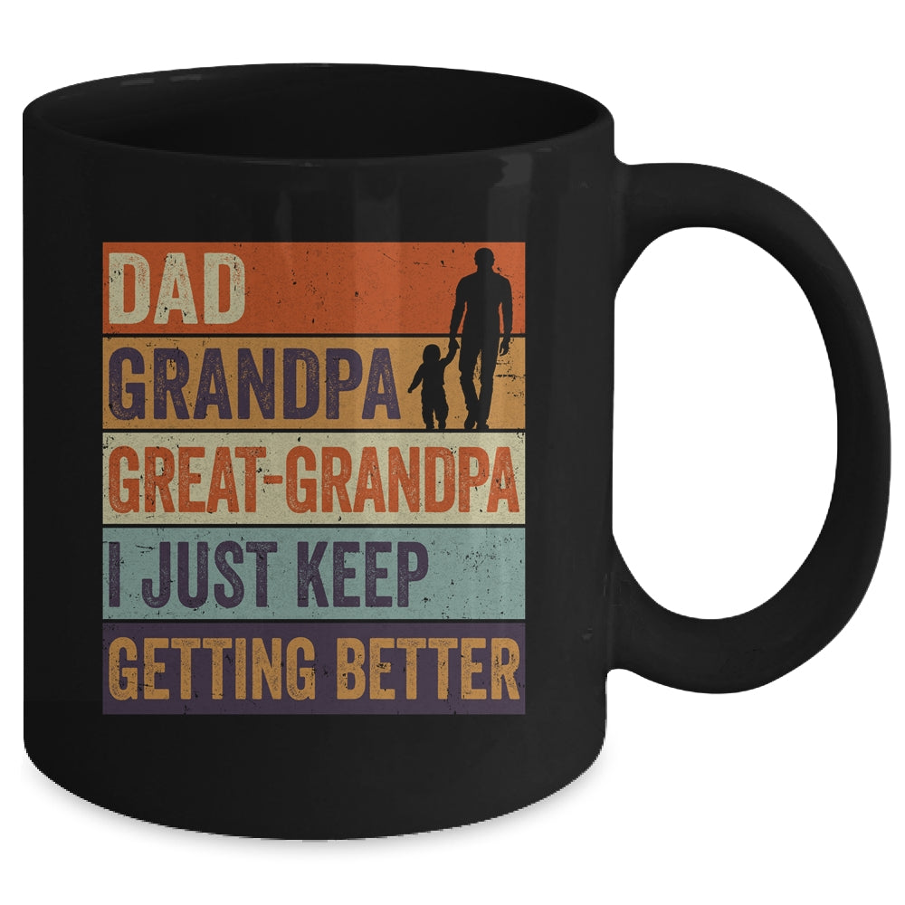 Funny Great Grandpa For Fathers Day Retro Mug | siriusteestore
