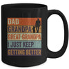 Funny Great Grandpa For Fathers Day Retro Mug | siriusteestore
