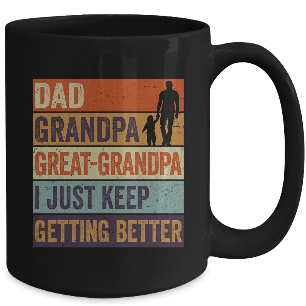 Funny Great Grandpa For Fathers Day Retro Mug | siriusteestore