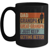 Funny Great Grandpa For Fathers Day Retro Mug | siriusteestore