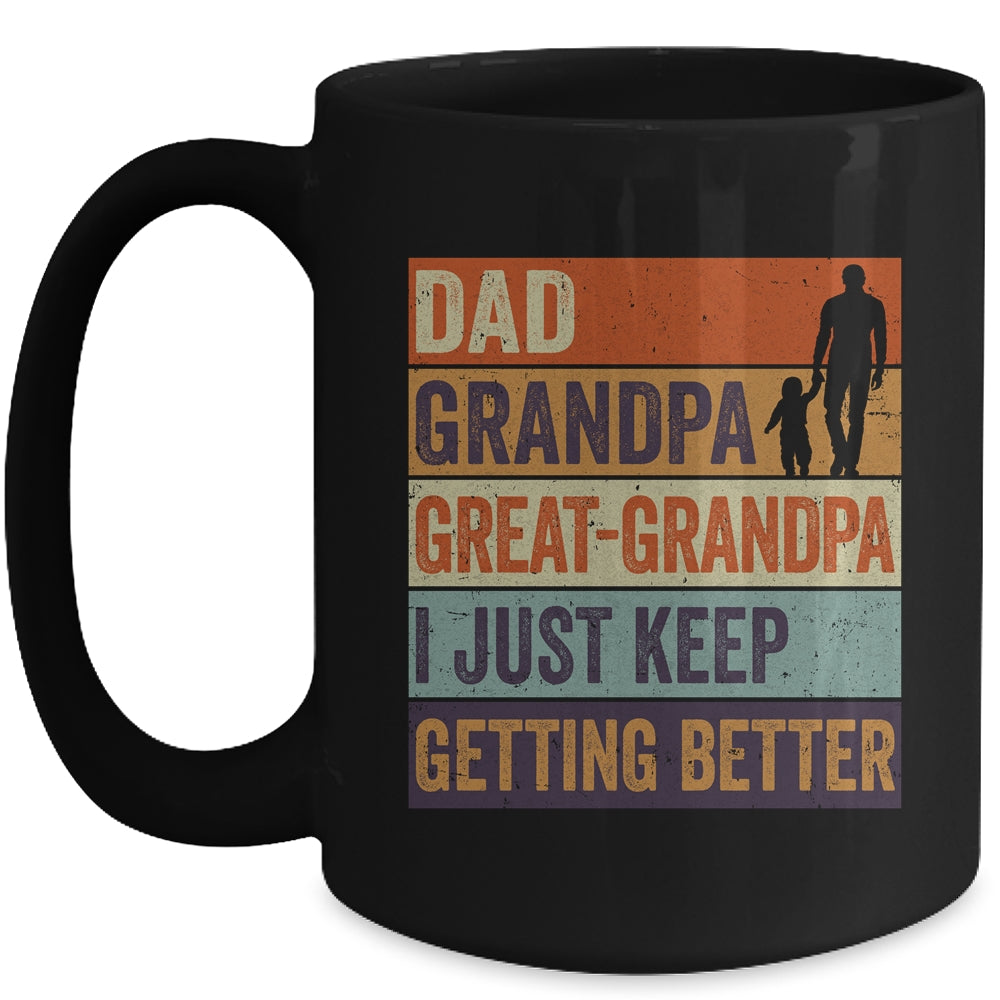 Funny Great Grandpa For Fathers Day Retro Mug | siriusteestore