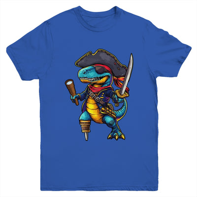 Funny Halloween Boys Kids Costume Dinosaur Trex Pirate Youth Shirt | siriusteestore