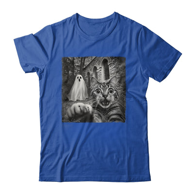 Funny Halloween Cat Selfie With Spooky Ghost Cat Lovers Shirt & Hoodie | siriusteestore