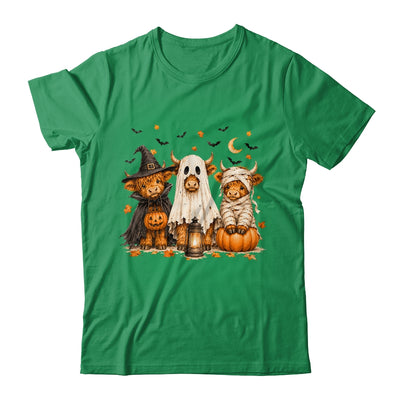 Funny Halloween Highland Cow Cute Pumpkin Spooky Season Shirt & Sweatshirt | siriusteestore