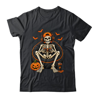 Funny Halloween Skeleton Gamer Video Gaming Mens Boys Kids Shirt & Hoodie | siriusteestore