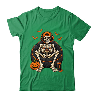 Funny Halloween Skeleton Gamer Video Gaming Mens Boys Kids Shirt & Hoodie | siriusteestore