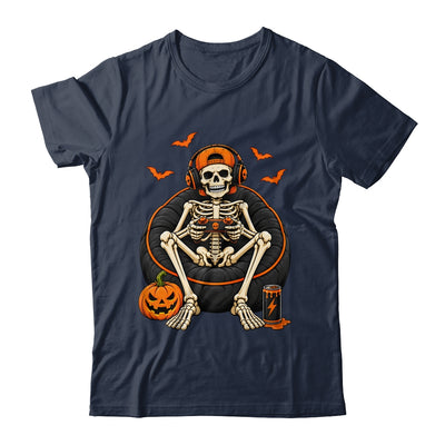 Funny Halloween Skeleton Gamer Video Gaming Mens Boys Kids Shirt & Hoodie | siriusteestore