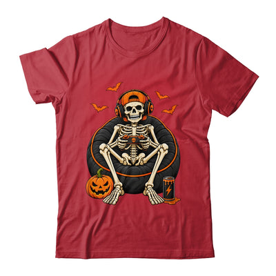 Funny Halloween Skeleton Gamer Video Gaming Mens Boys Kids Shirt & Hoodie | siriusteestore