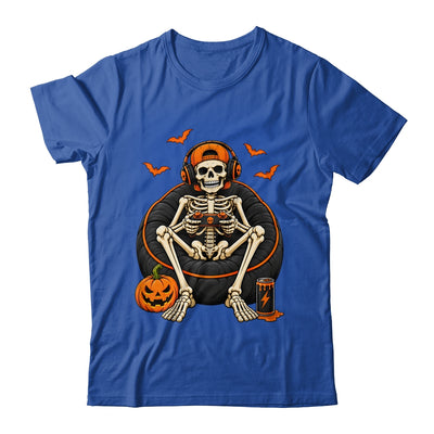 Funny Halloween Skeleton Gamer Video Gaming Mens Boys Kids Shirt & Hoodie | siriusteestore