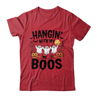 Funny Hangin' With My Boos Ghosts Halloween Pumpkin Bat Shirt & Sweatshirt | siriusteestore