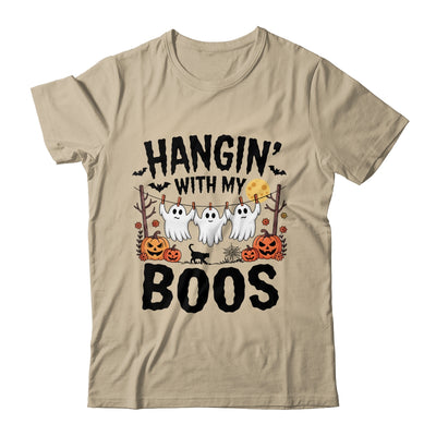 Funny Hangin' With My Boos Ghosts Halloween Pumpkin Bat Shirt & Sweatshirt | siriusteestore