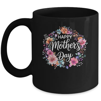 Funny Happy Mothers Day Cute Floral Flower Mom Grandma Women Mug | siriusteestore