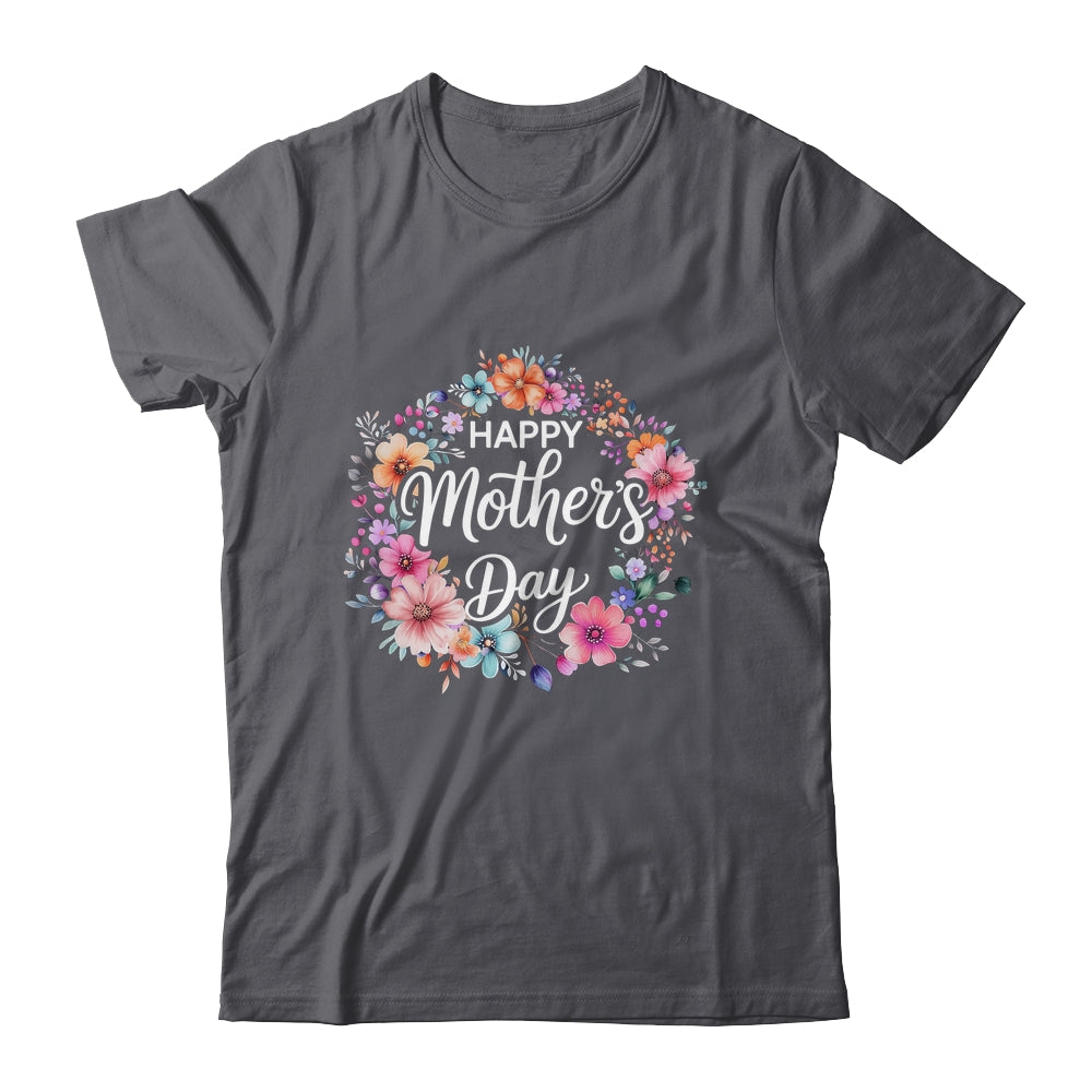 Funny Happy Mothers Day Cute Floral Flower Mom Grandma Women Shirt & Tank Top | siriusteestore
