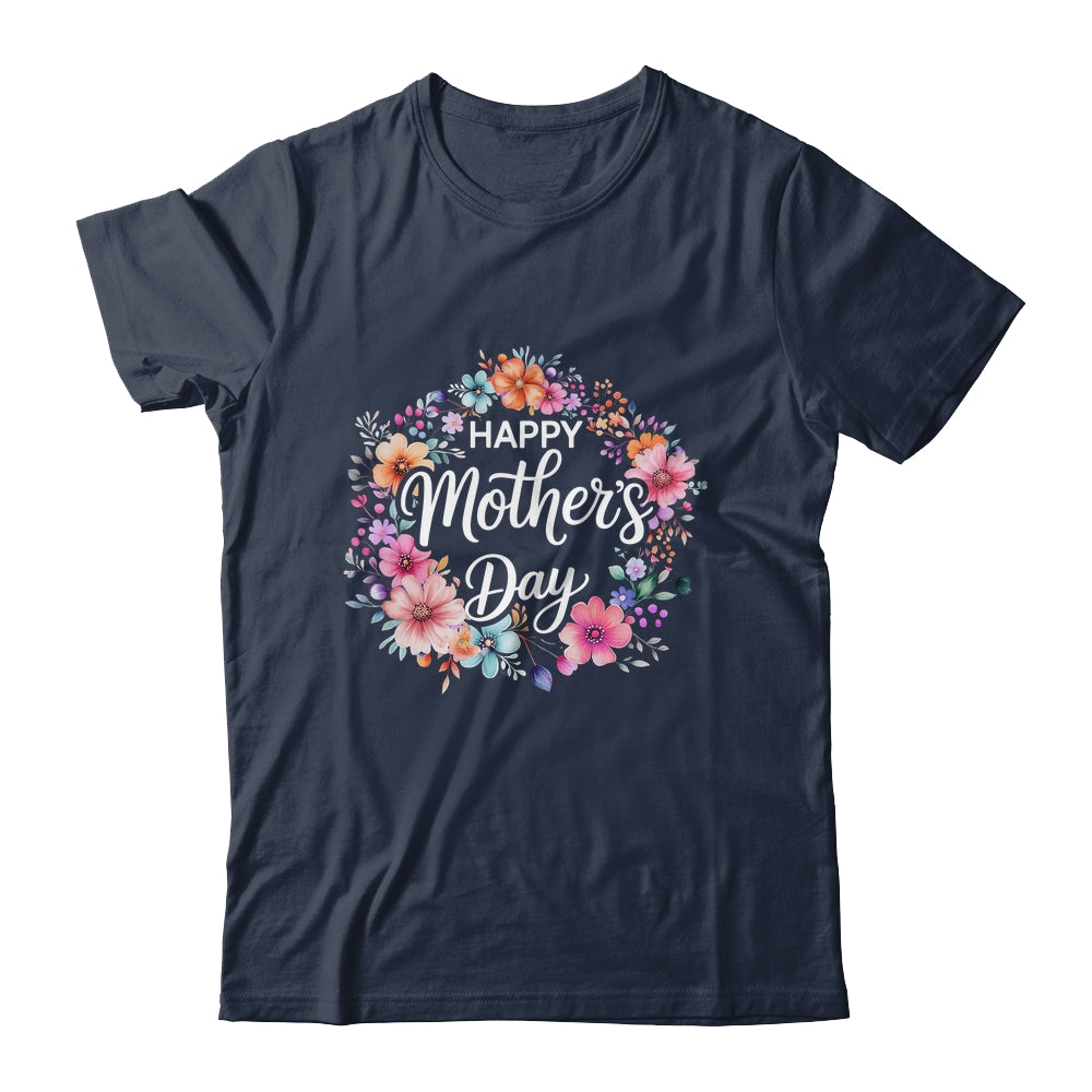 Funny Happy Mothers Day Cute Floral Flower Mom Grandma Women Shirt & Tank Top | siriusteestore