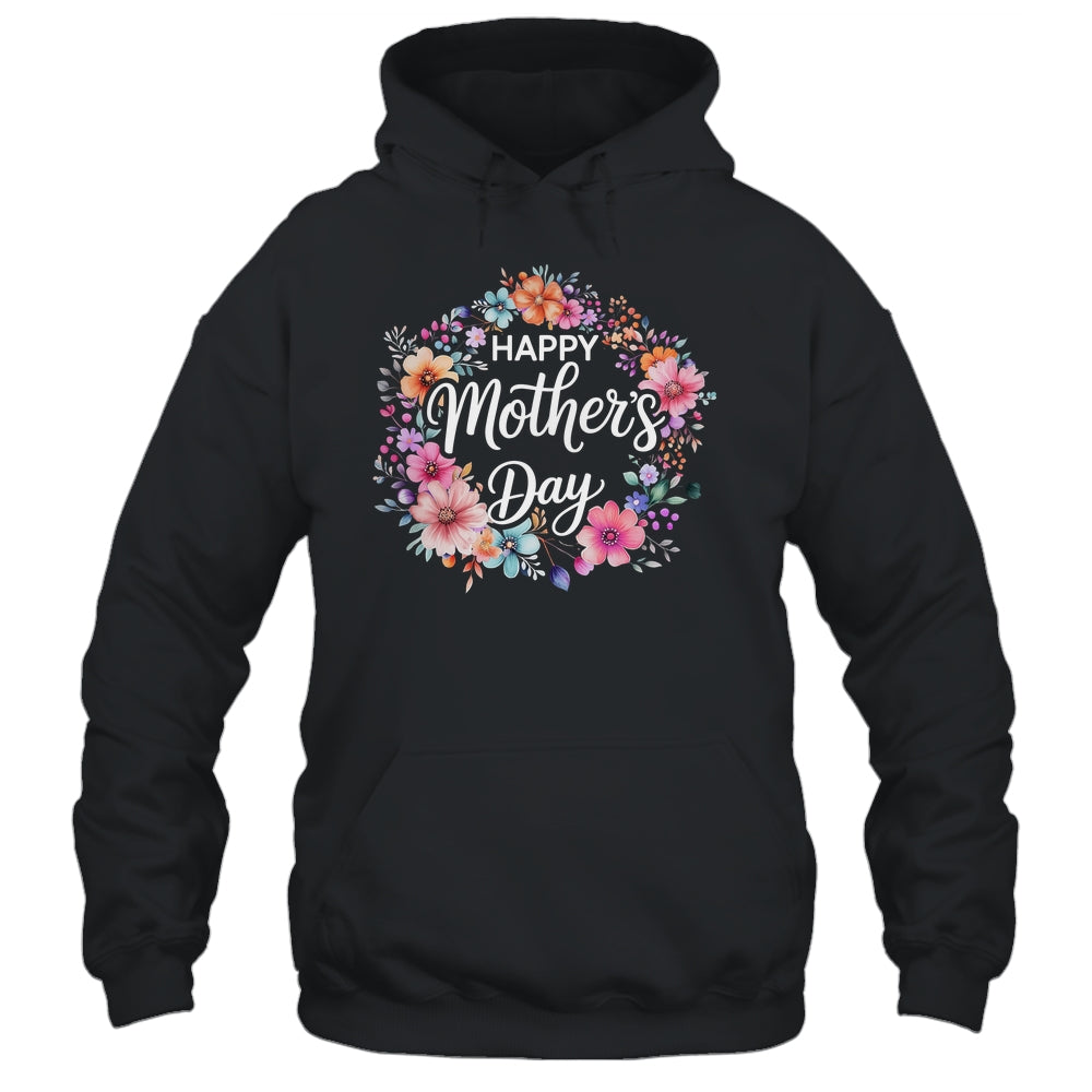 Funny Happy Mothers Day Cute Floral Flower Mom Grandma Women Shirt & Tank Top | siriusteestore