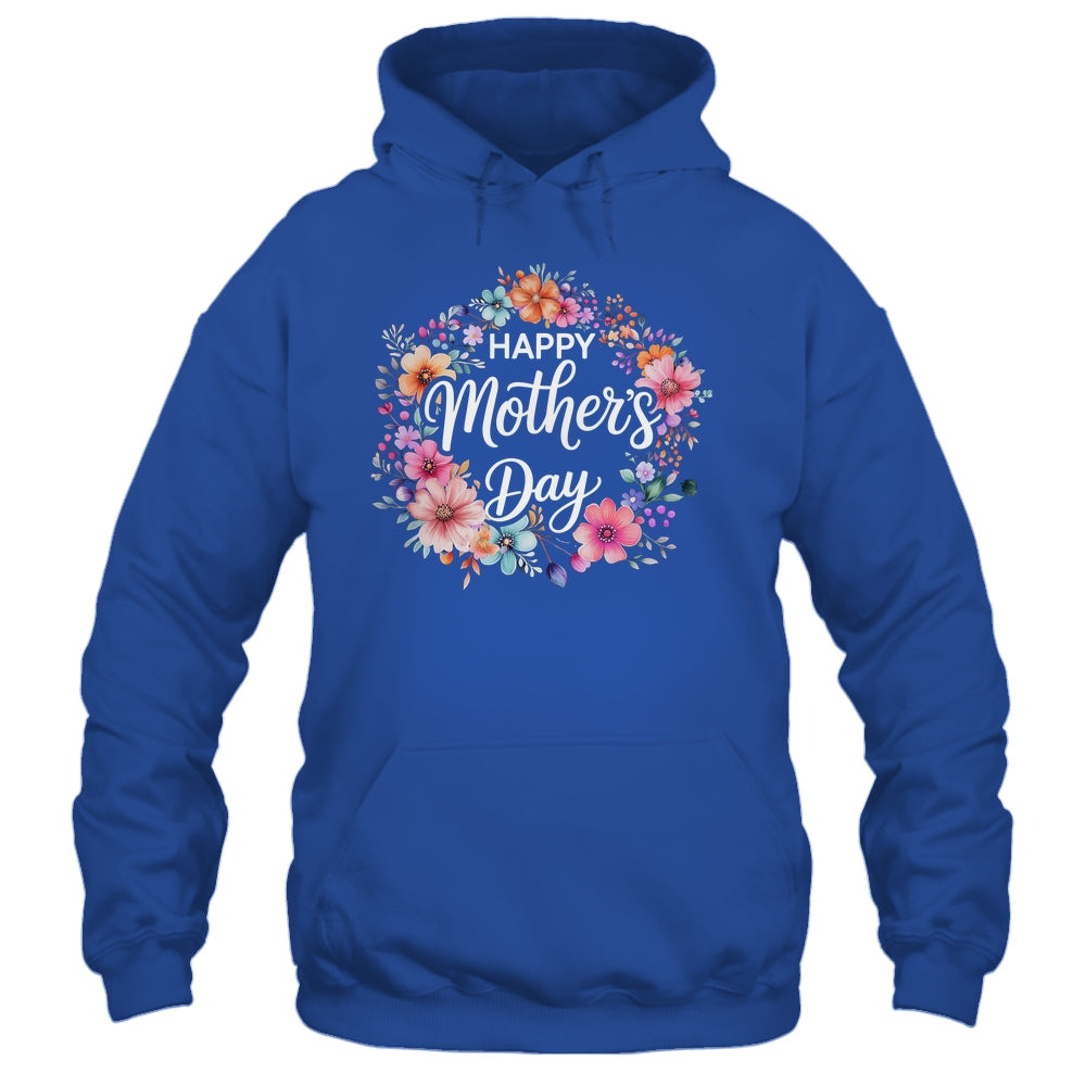 Funny Happy Mothers Day Cute Floral Flower Mom Grandma Women Shirt & Tank Top | siriusteestore