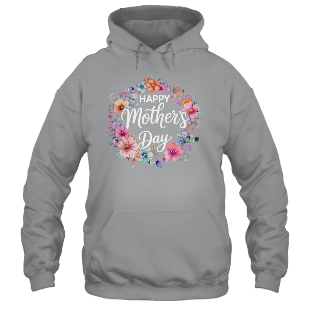 Funny Happy Mothers Day Cute Floral Flower Mom Grandma Women Shirt & Tank Top | siriusteestore