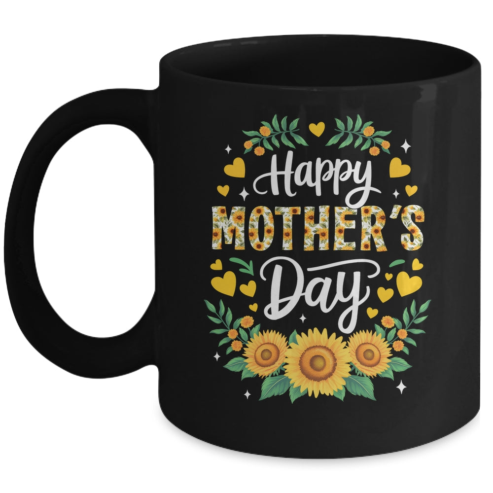 Funny Happy Mothers Day Cute Floral For Women Mom Grandma Mug | siriusteestore