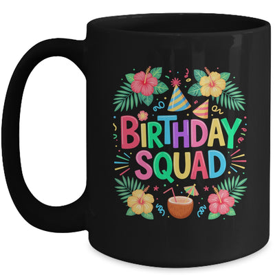 Funny Hawaii Birthday Squad Party Aloha Hawaiian Family Mug | siriusteestore