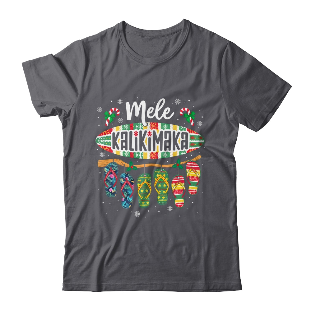 Funny Hawaiian Christmas Mele Kalikimaka Surf Board Shirt & Sweatshirt | siriusteestore