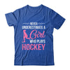 Funny Hockey Art For Girls Youth Teens Hockey Player Shirt & Tank Top | siriusteestore