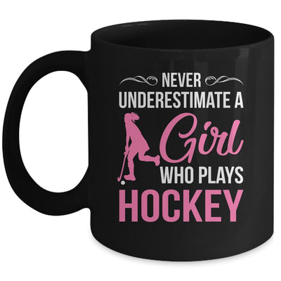 Funny Hockey Art For Girls Youth Teens Hockey Player Mug | siriusteestore