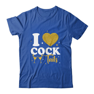 Funny I Love Cocktails I Heart Cocktails Drinking Pun Shirt & Tank Top | siriusteestore