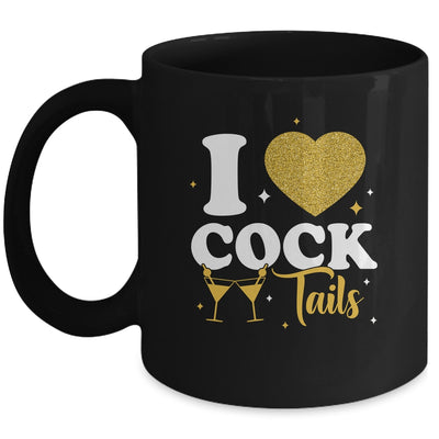 Funny I Love Cocktails I Heart Cocktails Drinking Pun Mug | siriusteestore