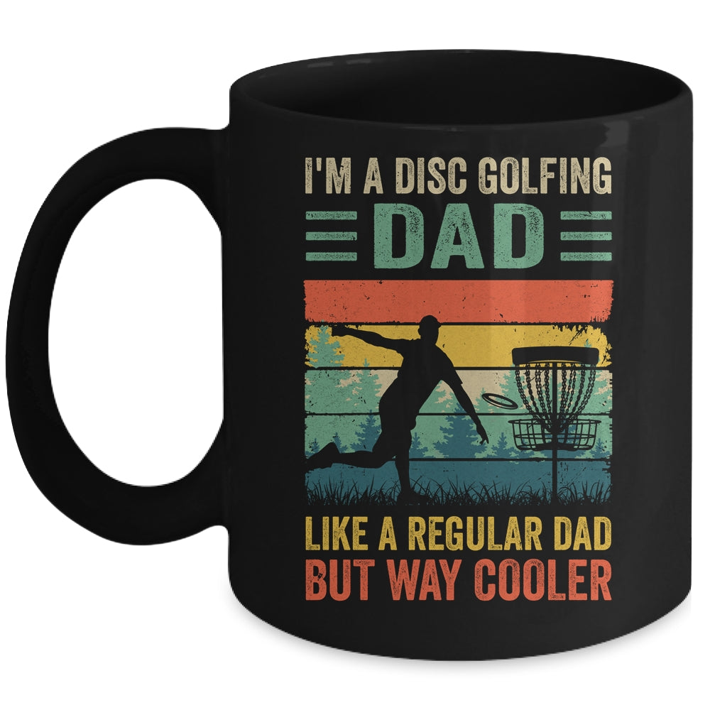 Funny I'm A Disc Golfing Dad Fathers Day Disc Golf Vintage Mug | siriusteestore