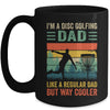 Funny I'm A Disc Golfing Dad Fathers Day Disc Golf Vintage Mug | siriusteestore