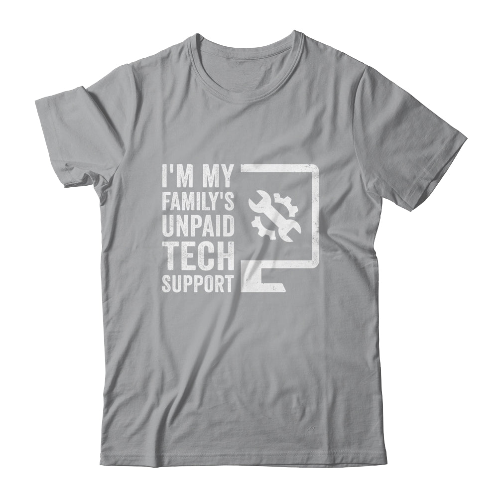 Funny I'm My Family's Unpaid Tech Support Computer Engineer Shirt & Hoodie | siriusteestore