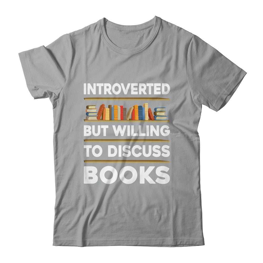 Funny Introverted Bookworm Art For Men Women Book Reading Shirt & Tank Top | siriusteestore