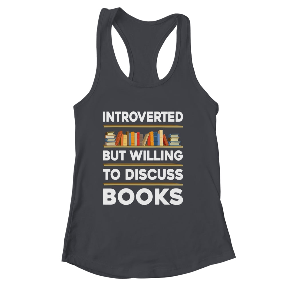 Funny Introverted Bookworm Art For Men Women Book Reading Shirt & Tank Top | siriusteestore