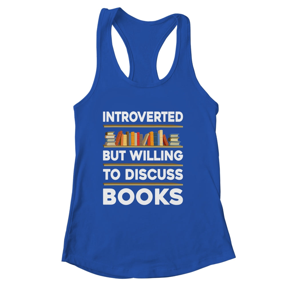 Funny Introverted Bookworm Art For Men Women Book Reading Shirt & Tank Top | siriusteestore