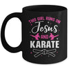 Funny Karate Design For Women Girls Karate Black Belt Martial Art Mug | siriusteestore