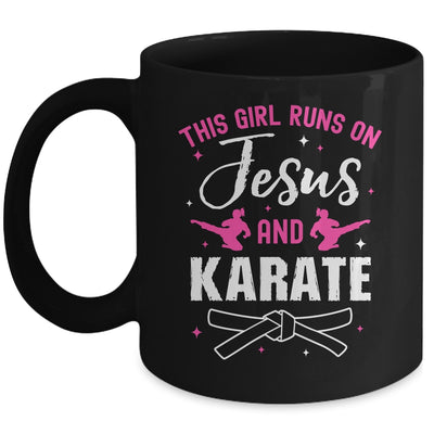 Funny Karate Design For Women Girls Karate Black Belt Martial Art Mug | siriusteestore
