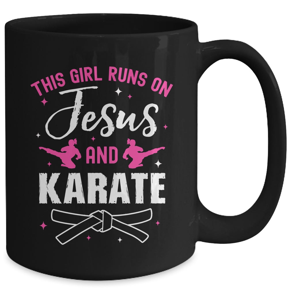 Funny Karate Design For Women Girls Karate Black Belt Martial Art Mug | siriusteestore