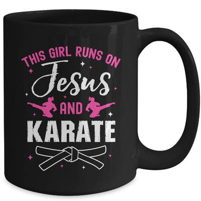 Funny Karate Design For Women Girls Karate Black Belt Martial Art Mug | siriusteestore