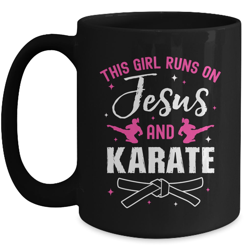 Funny Karate Design For Women Girls Karate Black Belt Martial Art Mug | siriusteestore