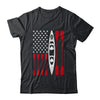Funny Kayaking Kayak For Men Women Cool American Flag Shirt & Tank Top | siriusteestore