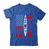 Funny Kayaking Kayak For Men Women Cool American Flag Shirt & Tank Top | siriusteestore