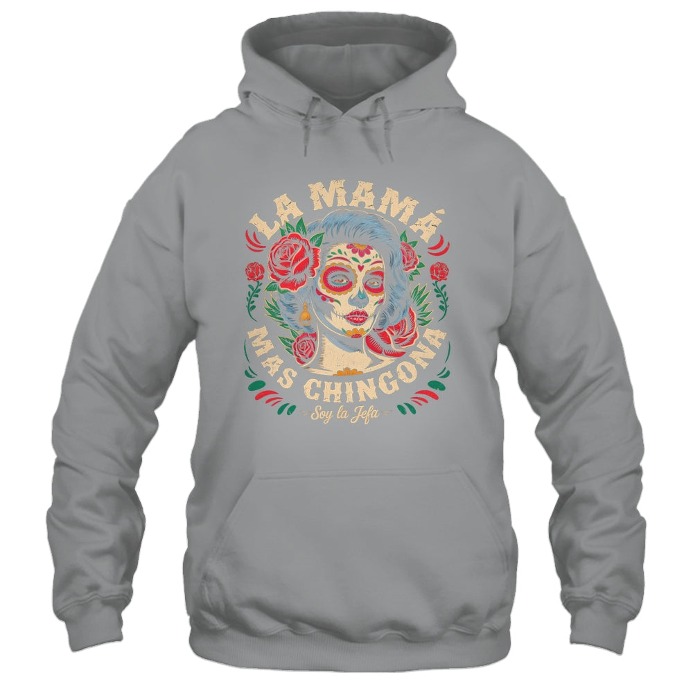 Funny La Mamá Mas Chingona Mexican Strong Women Spanish Shirt & Tank Top | siriusteestore