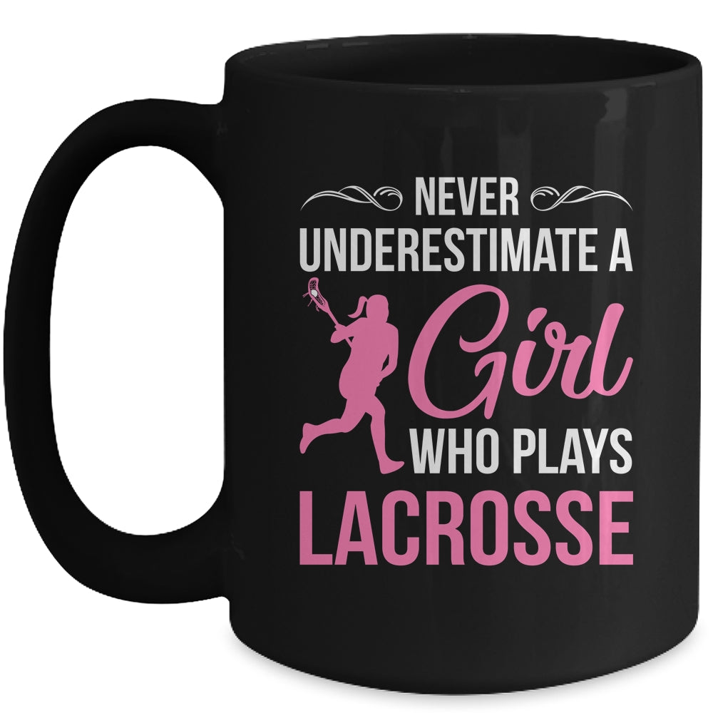 Funny Lacrosse Art For Girls Youth Teens Lacrosse Player Mug | siriusteestore