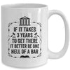 Funny Lawyer Law School Student Attorney If It Takes 3 Years Mug | siriusteestore