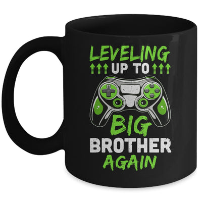 Funny Leveling Up To Big Brother Again Big Bro Gaming Mug | siriusteestore