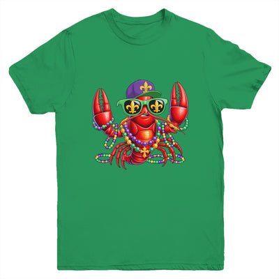Funny Mardi Gras Carnival Beads Crawfish New Orleans Kids Youth Shirt | siriusteestore